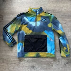 Adidas Kids' Multicolor Fleece Pullover